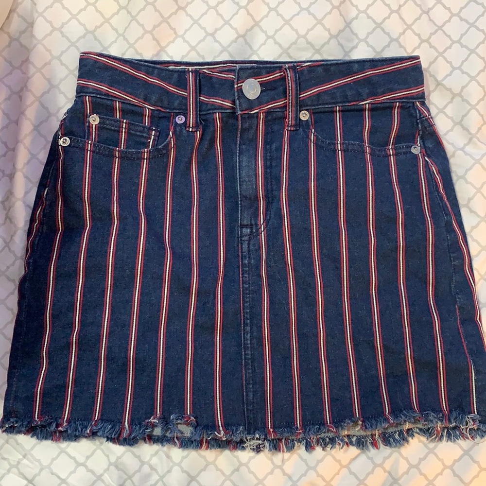 American Eagle striped skirt